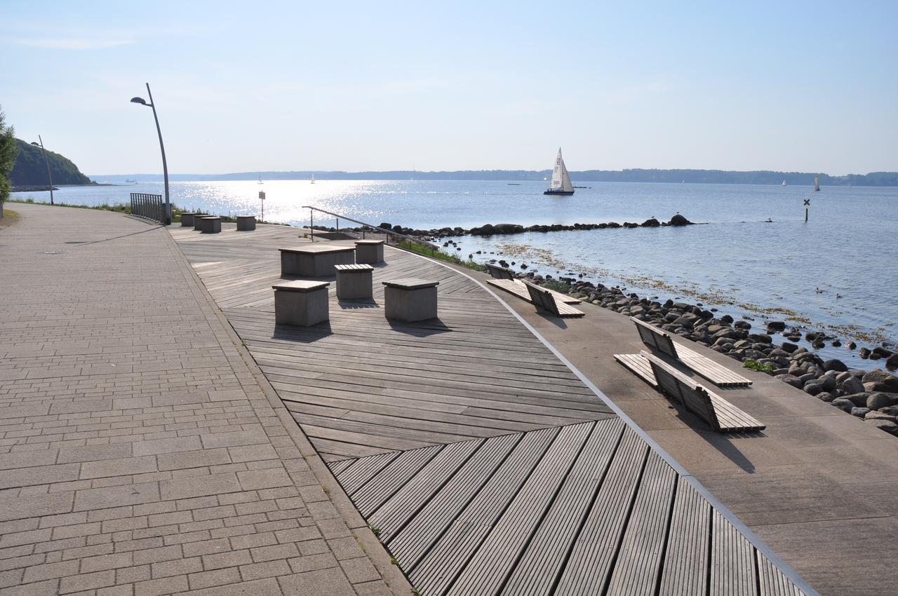 Ferienwohnung Strandkieker Glücksburg Eksteriør bilde